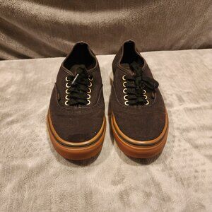 Classic Black Canvas Men's Shoes